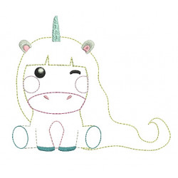 Stickdatei - Sweet Unicorn 1 Appli